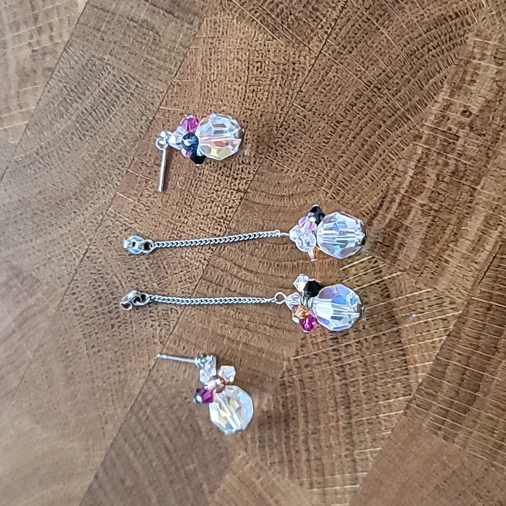 Crystals earrings